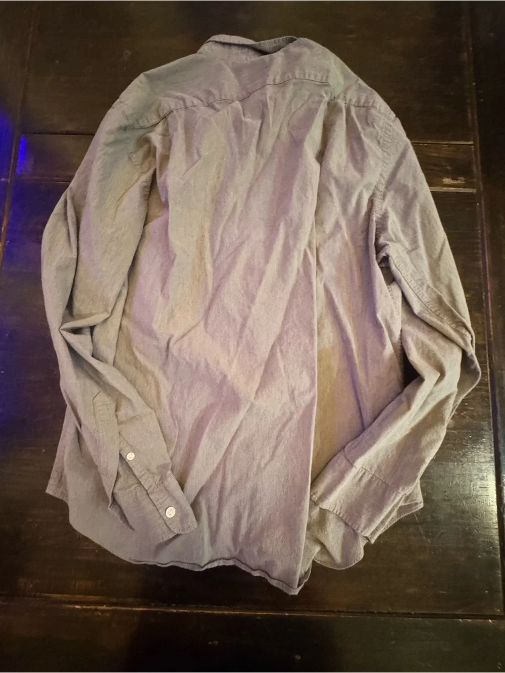 J. Crew Men's Button-Down Shirt in Light Gray